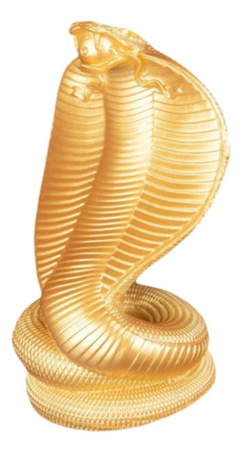 Estatua De Serpiente, Adorno De Mesa, Figura De Oro M