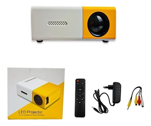 Q Mini Projetor Portátil Led 1080p 400 600 Lúmens Yg300 Lcd