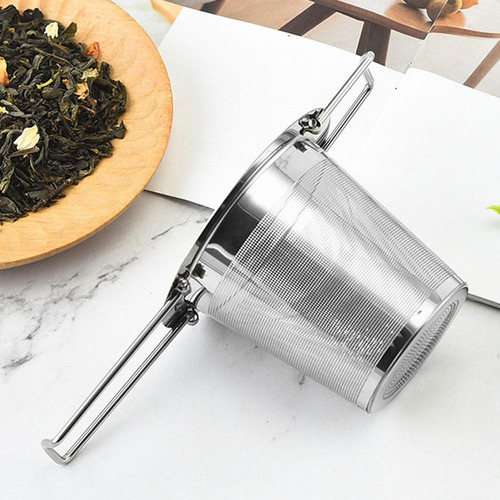 Colador De Té De Acero Inoxidable Reutilizable Para Escurrir