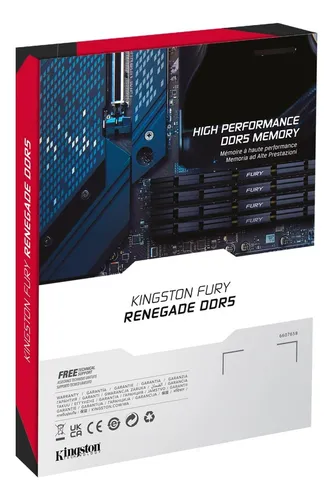 Memoria Ram Kingston Fury Renegade 48gb 6400mt/s Ddr5 Udimm