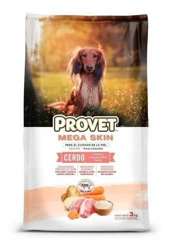 Provet Mega Skin Perro Adulto Pequeño 3kg