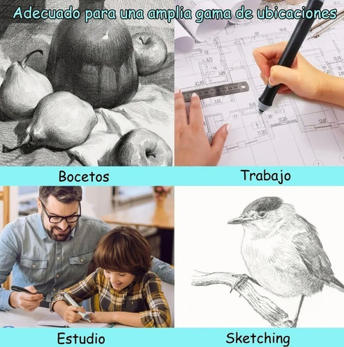 Borrador Electrico Dibujo De Lápiz Ajustable