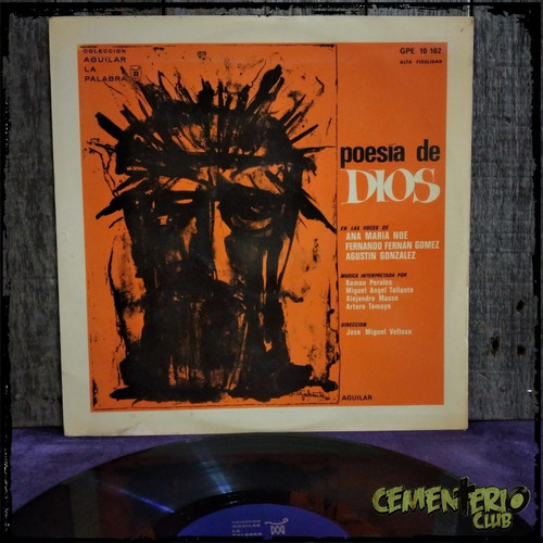 Jose Miguel Velloso Poesia De Dios - Aguilar - Vinilo Lp