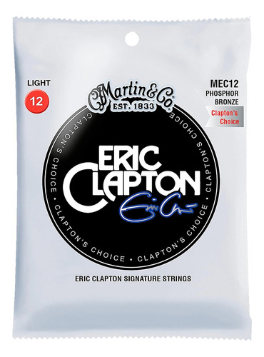 Encordado Acústica Martin Mec12 Eric Clapton 012-054 Cuo