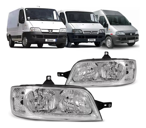 Juego X2 Optica Fiat Ducato 2004 2005 2006 2007 2008 2009 