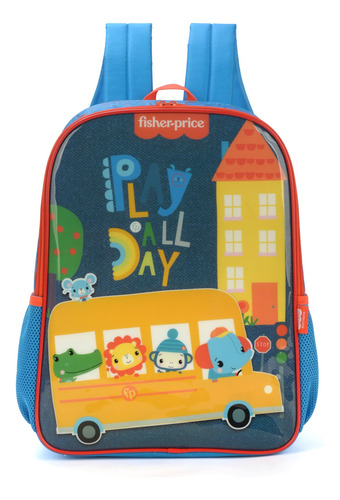 Mochila Costas Infantil Fisher Price Is39681fs