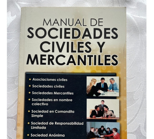 Libro Manual De Sociedades Civiles Y Mercantiles