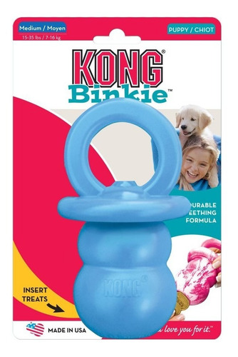 Imagen 4 de 9 de Kong Puppy Binkie Medium Juguete Perros Cachorros