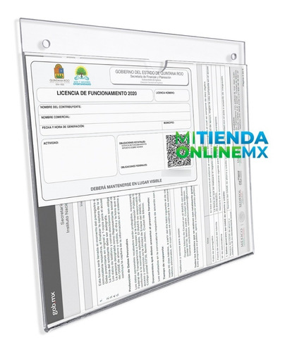 Porta Hojas Media Carta Horizontal, Acrílico De 3mm