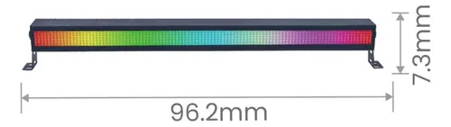Barra De LED RGB Onistek ON-LP509 Ativação Sonora DMX 662 LEDs