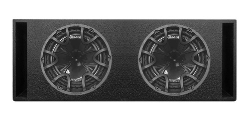 Combo Subwoofer Bravox Bk12 D4 350rms X2 + Caja Doble Slot