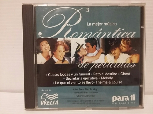 La Mejor Música Romántica De Películas. Cd.