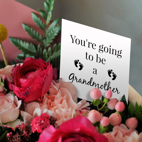 Tarjeta De Felicitación Para Futura Abuela Con Refranes
