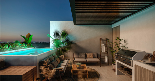 Departamento En Venta En Tulum Quintana Roo Sustentable Con Pista Para Drones