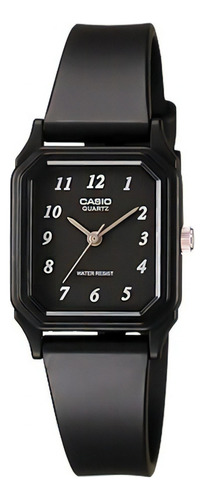 Reloj Mujer Casio Lq-142-1b Analogo Negro