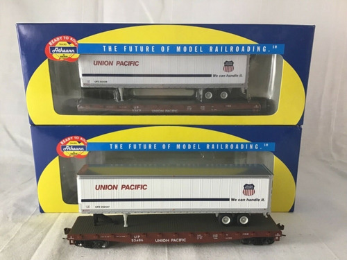 Athearn   Flat 50' Con  Trailer 45'    Escala Ho 317