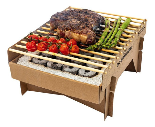 Asador Desechable Instantaneo De Encendido Fácil Y Sin Flama