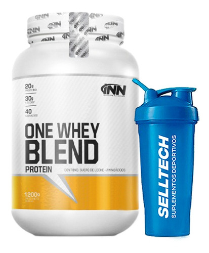 Proteína Inn One Whey Blend Protein 1.2kg Vainilla + Shaker