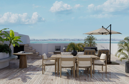 Penthouse Con Rooftop, Vistas Panorámicas, En Venta, Boulevard Colosio, Cancún