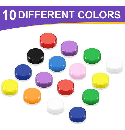 Imán Decorativo De 10 Colores Para Nevera