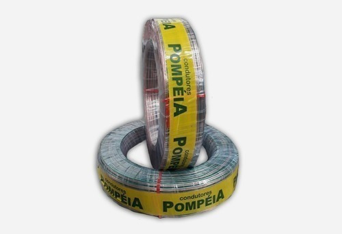 Rolo De Fio Pompeia 2x0,50 Mm 100 Metros 100% Cobre 2x20