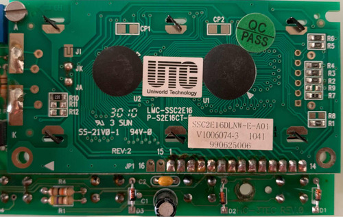 Display Wutzl Dialog Lmc Ssc2e16dlnw Hotstaing (Usado)