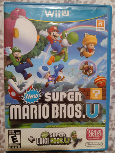  Juego Wiiu New Súper Mario Bros U En Excelente Estado 