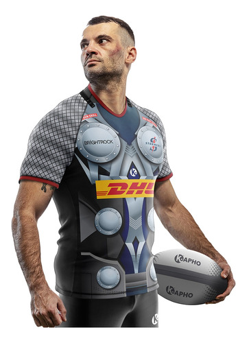Camiseta Rugby Kapho Stormers Thor Super Rugby Adultos