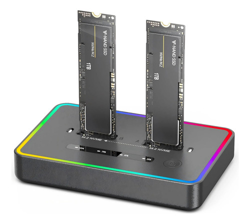 Dockstation Case 20gbps Ssd Nvme Clone Offline - Hi-prime