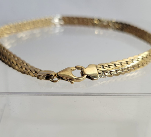 Pulseira Elo Lacraia Em Ouro 18k - Cod 37090 (Usado)