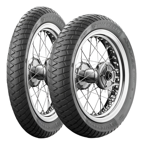 Par Pneu 80/90-21 + 120/80-18 Michelin Anakee Street