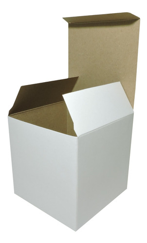 Caja Para Taza Taz1 X 10u Packaging Blanco Madera 
