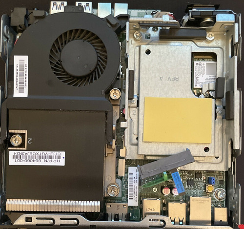 Cpu Mini Hp Amd A10 9700e Quad Core, 4gb Ram, Ssd 128gb (Usado)