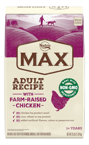Nutro Max Alimento Seco Natural Para Perros Adultos