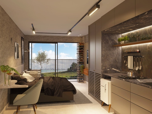Imagem 4 de 19 de Ref: La046 - Lançamento (pé Na Areia) Flats Tipo Studio, 22,53m² A 56,98m²