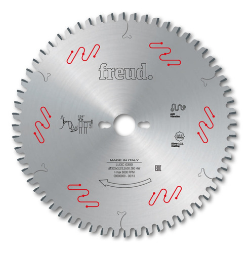 Disco De Serra Circular 303mm 60 Dentes Fr30 - Lu3c0300