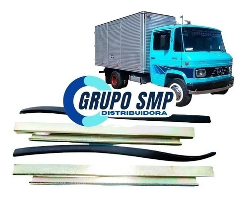 Trilho Suporte Vidro Da Porta Mb 608 708 - Jogo 2 Unidades