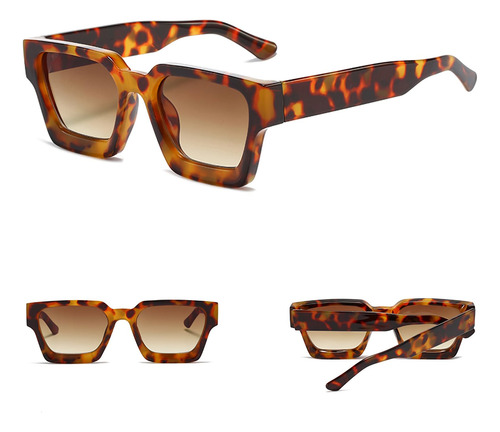 Lentes De Sol Cuadradas For Mujer Hombres Gafas De Sol