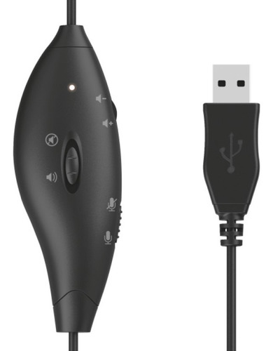 Imagen 9 de 10 de Auricular Trust Mauro Usb Headset Microfono Pc Cable Full