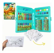 Comprar Maleta Desenhos Pinturas Infantil 68 Peças Conjunto Estojo