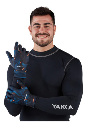 Guantes Termicos Sublimados Primer Piel Moto Trekking Yakka 