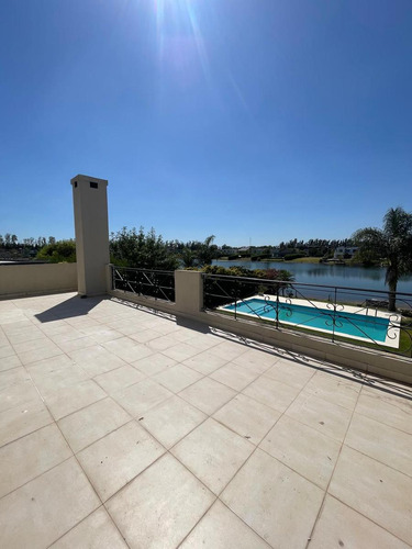 Casa En Alq. Anual - Santa Teresa, Villanueva - 5 Amb - A La Laguna Con Muelle