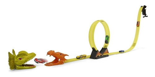 Imagen 2 de 2 de Pista Dino Clash Con Autitos Teamsterz