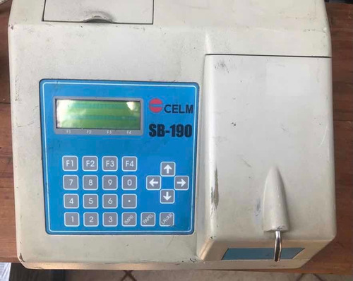 Analisador Bioquímica Celm Sb 190 Usado Com Defeito (Usado)