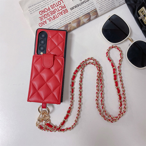 Funda De Cuero De Lujo For Samsung Galaxy Z Fold 5 4 3 Fold
