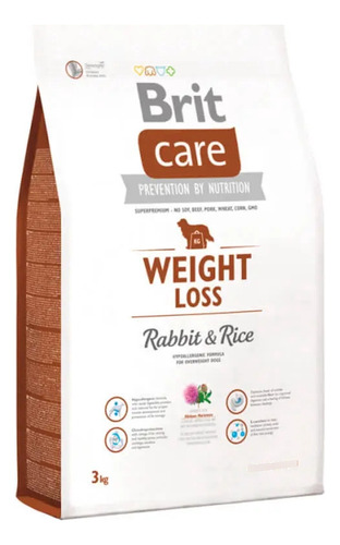 Brit Care Hypoallergenic Perro Weight Loss Conejo 3 Kg