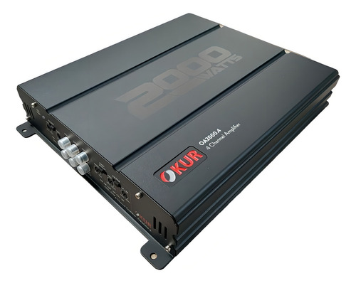 Okur Oa2000.4 2000w de 4 canais por amplificador Db Drive, cor preta