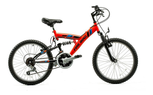 Bicicleta Mountain Bike Rodado 26 Doble Suspension Fire Bird