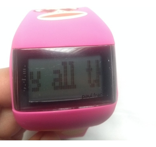 Paul Frank Reloj Colaboración Odm Caucho Rosa Original (Usado)