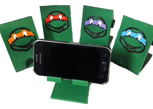 Soporte Para Celular Universal Tortugas Ninjas Retro Tmnt